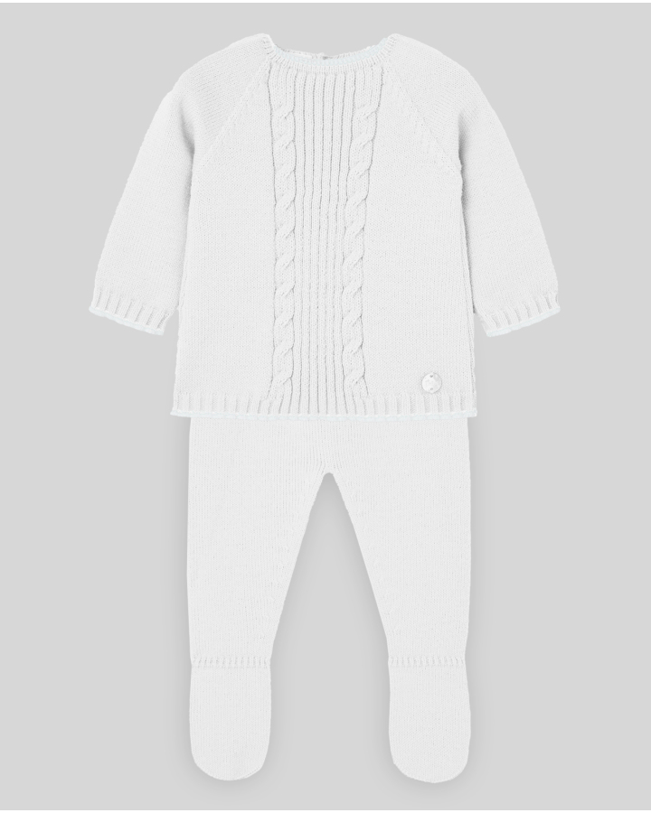 CONJUNTO JUBÓN MÁS POLAINA RECIEN NACIDO - Imagen 3