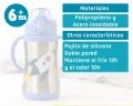 BOTELLA ENTRENAMIENTO COHETE AZUL 280ML ACERO INOXIDABLE - Imagen 5