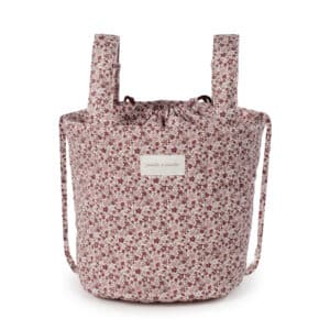 BOLSA BUCKET CHERRY FLORES
