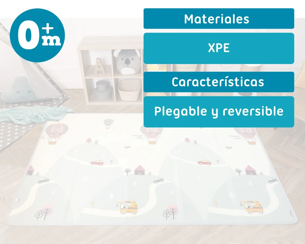 TAPETE MANTITA PLEGABLE MONTAÑAS - Imagen 3