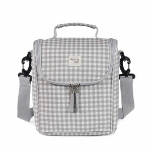 BOLSA TERMICA I LOVE VICHY GRIS